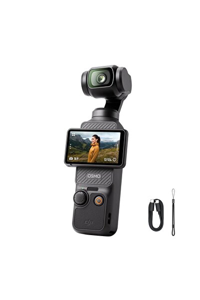 DJI Osmo Pocket 3 Paketi, 1 inç CMOS ve 4K/120 fps videolu vlog kamera 4K, 3 ...