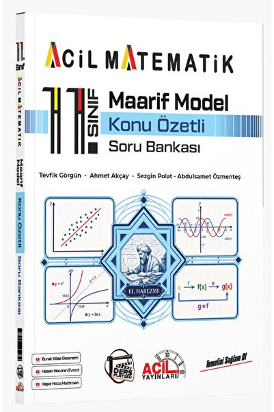 Acil Yayınları Acil 11. Sınıf Acil Matematik Model Konu Özetli Soru Bankası (...