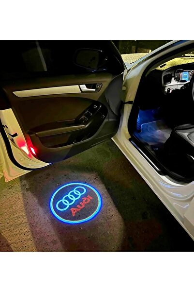 Otobestto Audi İle Uyumlu Kapı Altı Aydınlatma Audi Logolu A1 A3 A4 A5 A6 Q1 ...