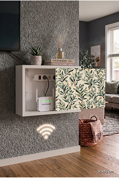 wudie Luxury Design Luxury Natural Wood Multi-Purpose Decorative Fuse Box Org...