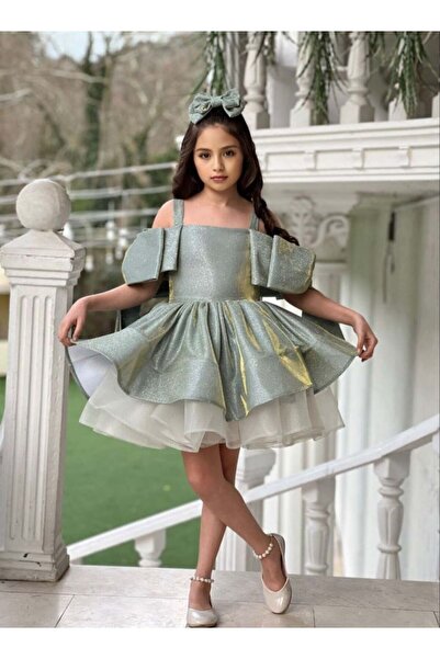 JC Luxurious Emerald Green Glittering Girls' Pageant Dress Perfect for Partie...