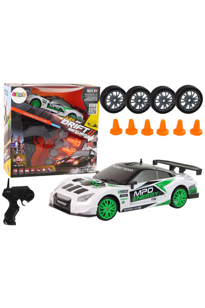 LEAN Mașină sport de drift telecomandată R/C 15 km/h Schimbare roți