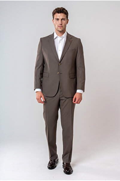 D'S Damat Ds Damat Comfort Fit Mink Plain Suit