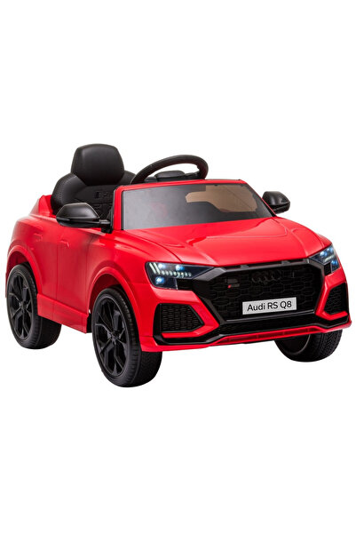 LEAN Audi RS Q8 Mașinuță electrică Lumini LED MP3 Telecomandă Roșu