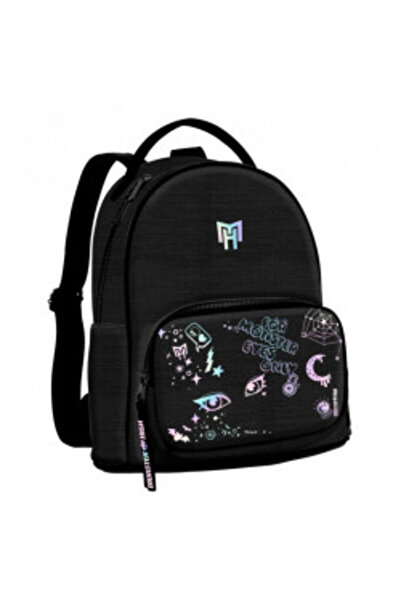 Starpak Ghiozdan Monster High, 28cm, 1 compartiment, negru, 518385