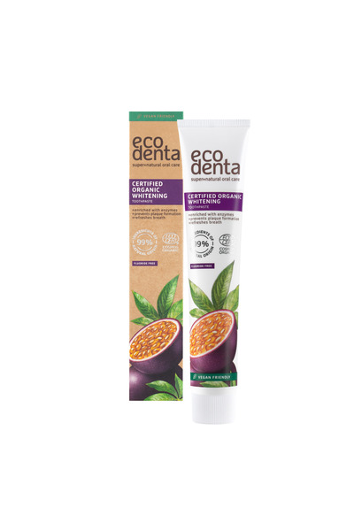 Ecodenta - Certified Organic Albire - Albire & Plaque Defense - Pastă de dinț...