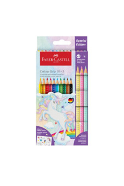 Faber Castell CREIOANE COLORATE FABER-CASTELL SET PROMO 10+3 CULORI GRIP 2001...