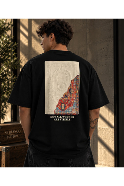 SB BİANCO Όχι όλα τα τραύματα είναι ορατά Μπλουζάκι Streetwear Unisex Premium...