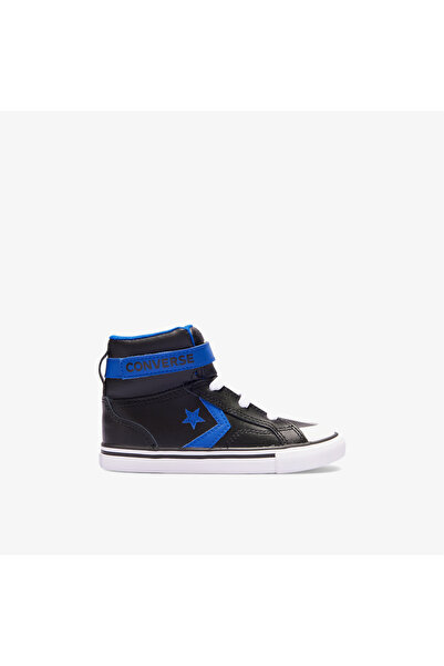 Converse Pro Blaze Strap Leather Easy On Bebek Siyah Sneaker