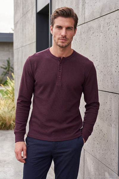 Buratti Pamuklu Regular Fit Düğmeli Bisiklet Yaka Sweat Erkek SWEAT 5905852