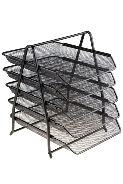 NET 5A W4705 Raft pentru documente Negru (5905669237222)