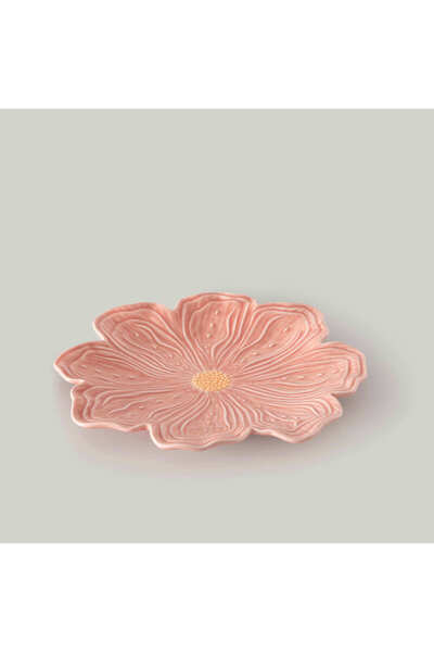 Linens Tropic Seramik Pasta Tabağı 21 cm Pembe