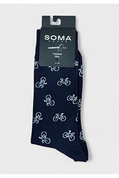 Soma Ανδρική Κάλτσα Socks “Bicycle” - Μπλε