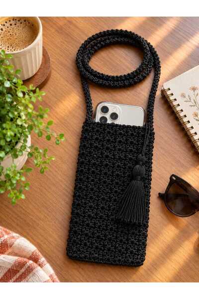Generic Brand Handmade Phone Bag Macrame Phone Bag