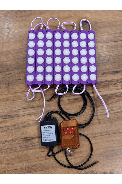 AKÇAKAYA 12v 16 modlu Çakar Modül Seti 6’lı set + Kumanda Modülü