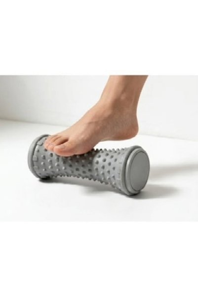İnfeta 2-Piece Foot Relaxer Pain Relief Care Set - Silicone Crack Cream Socks and Cylinder Foot Massager Heel Spur Exercise Set