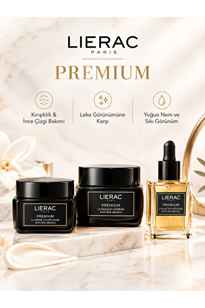 Lierac Premium 3-Piece Set – Comprehensive Anti-Aging Care with Firming, Mois...
