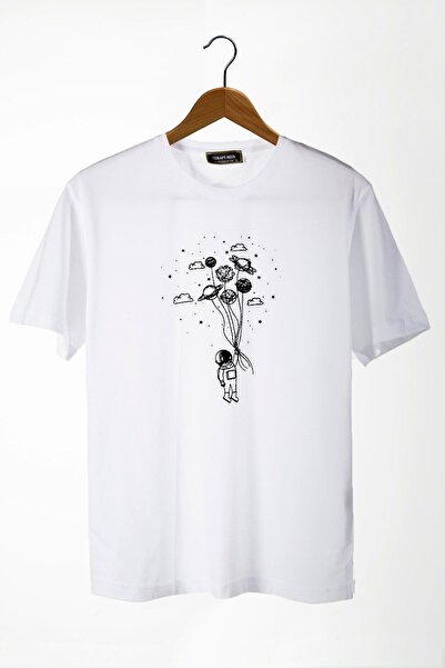 donamod Unisex Stylish Comfortable Oversize Cotton Crew Neck T-Shirt with Spe...