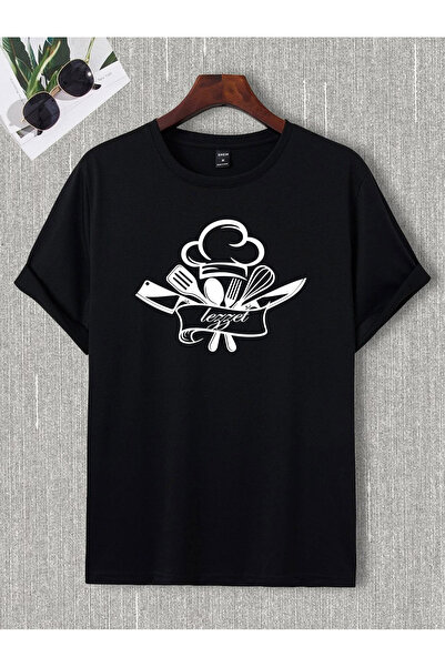 donamod Unisex Stylish Comfortable Oversize Cotton Crew Neck T-Shirt with Spe...