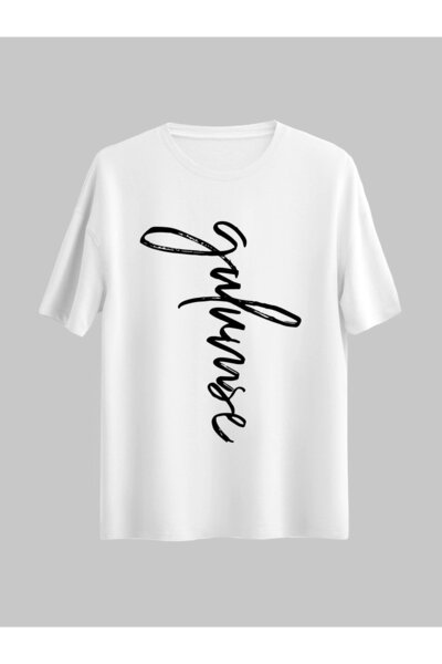 donamod Unisex Stylish Comfortable Oversize Cotton Crew Neck T-Shirt with Spe...
