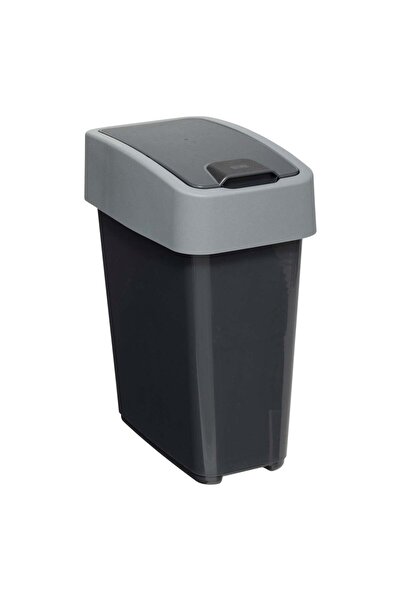 FİVE Coș de gunoi din plastic cu 2 orificii 10L, Gri
