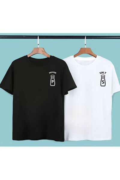 donamod Unisex Stylish Comfortable Oversize Cotton Crew Neck T-Shirt with Spe...