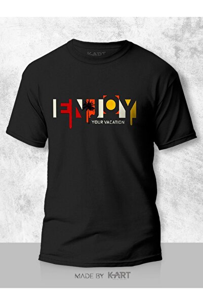 donamod Unisex Stylish Comfortable Oversize Cotton Crew Neck T-Shirt with Spe...