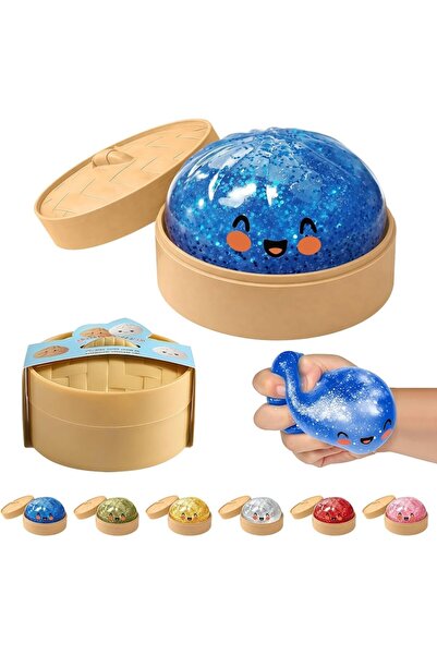 OEM Jucărie squishy anti-stres tip gălușcă, 9 cm, cu revenire lentă, cu coș p...
