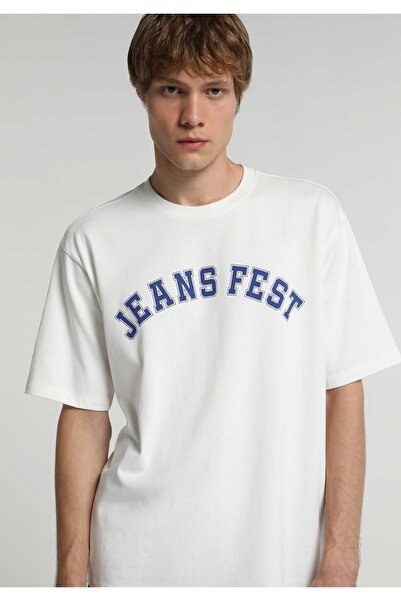 Colin's Ανδρικό κοντομάνικο μπλουζάκι Oversize Fit με στρογγυλή λαιμόκοψη