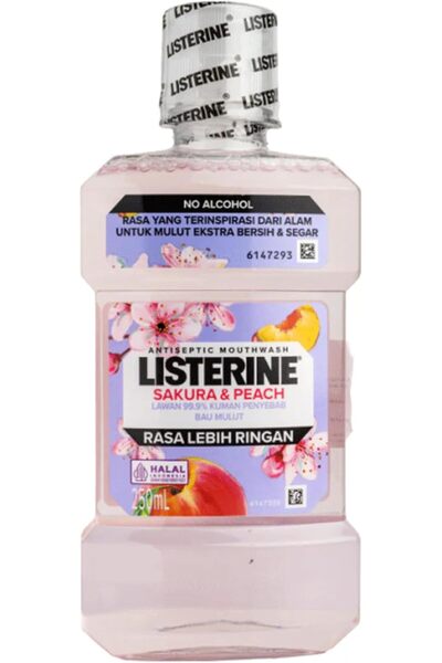 Listerine Mouthwash 250ml Sakura & Peach