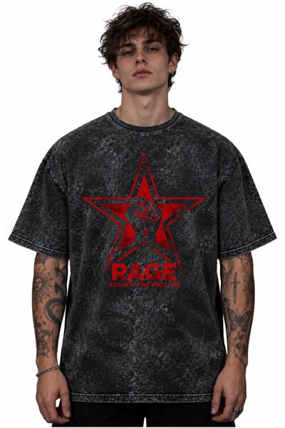 SEVBANO Rage Against the Machine Rock Metal Music Band Printed Unisex Oversiz...