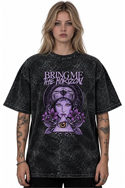 SEVBANO Μπλουζάκι Bring Me The Horizon με στάμπα ροκ μέταλ μουσικού συγκροτήμ...
