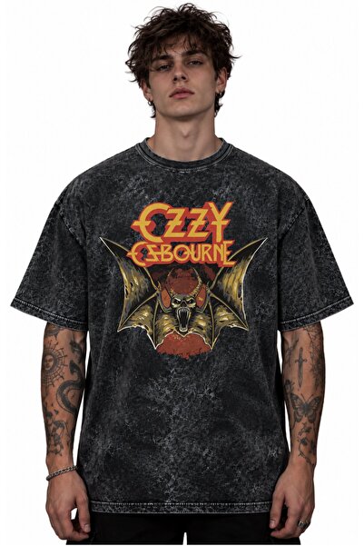 SEVBANO Ozzy Osbourne Rock Metal Music Band Printed Unisex Oversize Vintage R...