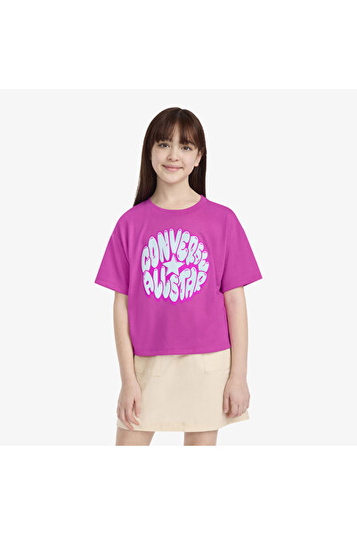 Converse Kız Genç Çocuk Mor T-Shirt