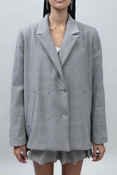 BSL Kruvaze Kapama Blazer Ceket