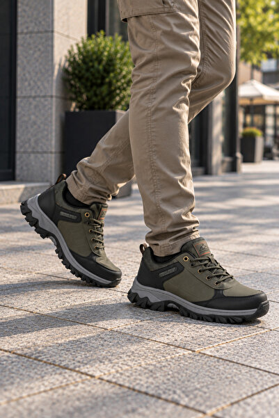 Arrigo Bello Adidasi pentru Barbati, Model Oven, Trekking, Piele ecologica Pr...