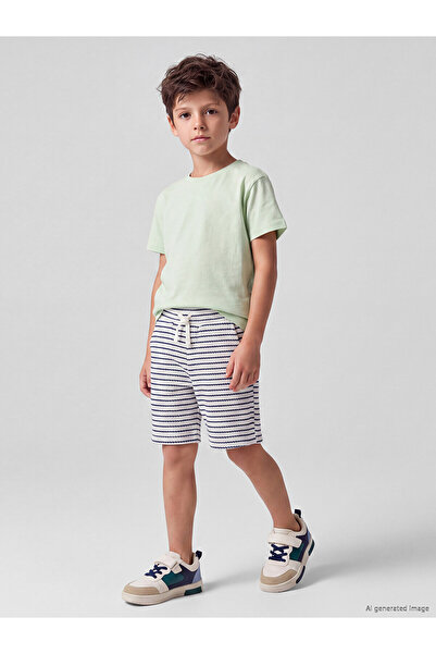 LC Waikiki Two Mt Shop Quality Lcw Kids Petrol Striped Standard & Regular Boy...