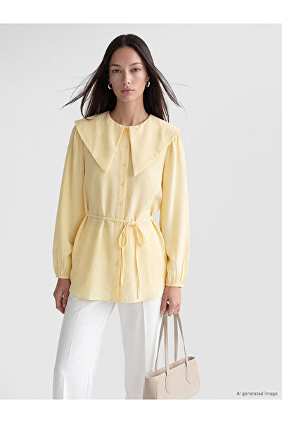 LC Waikiki Baby Collar Modal Blended Women's Shirt Tunic