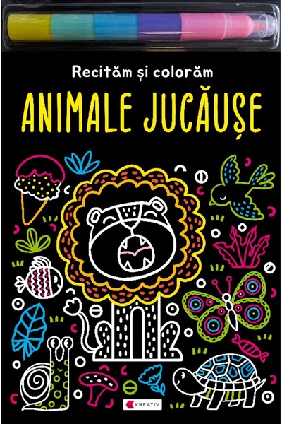 Kreativ Animale jucause. Recitam si coloram