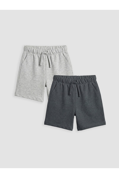 LC Waikiki Two Mt Shop Quality Lcw Kids Gray 2 Thread Plain Standard & Regula...