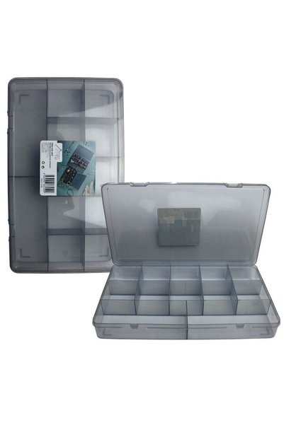 SEA HORSE 12 Bölmeli Organizer Gri XL Kutu
