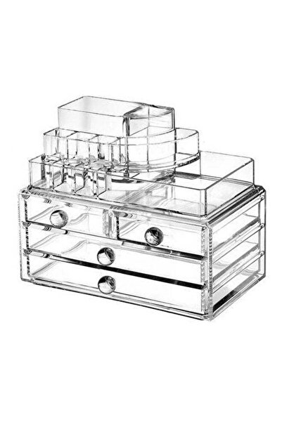 Generic Acrylic Cosmetic Organizer And Makeup Box Case Clear