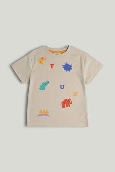 MOTHERCARE تي شيرت رمادي ممتع