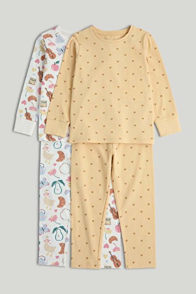 MOTHERCARE 2 Pack Ribbed Pyjamas