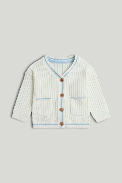 MOTHERCARE كارديجان أبيض مولود من الطراز الأول لي
