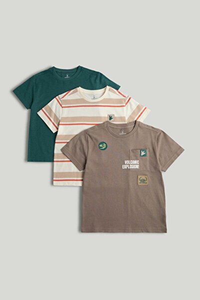 MOTHERCARE 3 Pack Dinosaur T-Shirts