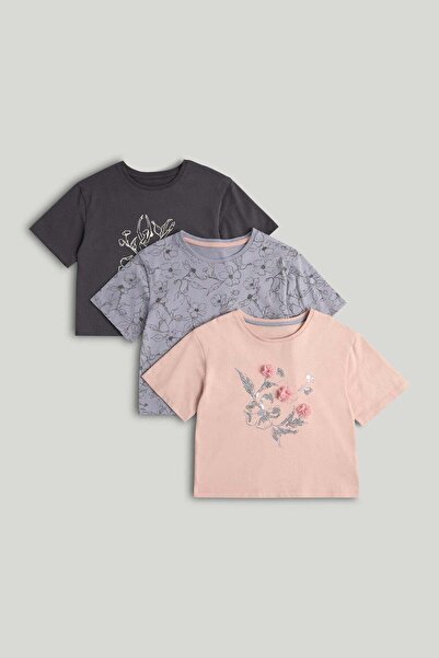 MOTHERCARE 3 Pack Floral T-Shirts