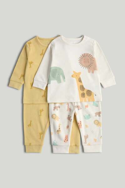 MOTHERCARE طقم بيجامات سفاري مكون من قطعتين