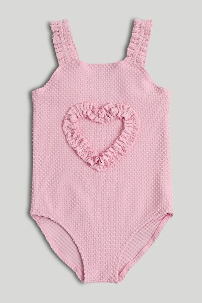 MOTHERCARE Pink Textured Swimsuit
