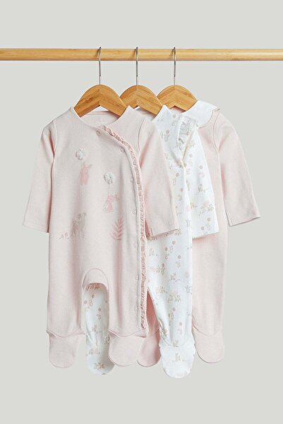 MOTHERCARE عبوة من 3 قطع من ملابسي الداخلية المتكاملة الأولى